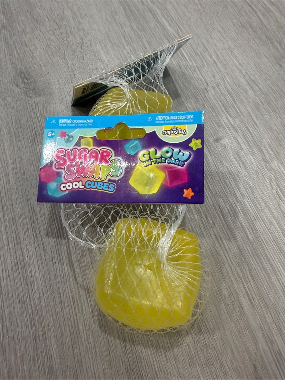 Sugar Swaps Cool Cubes Glow-in-the-Dark Kids Toy — Yellow